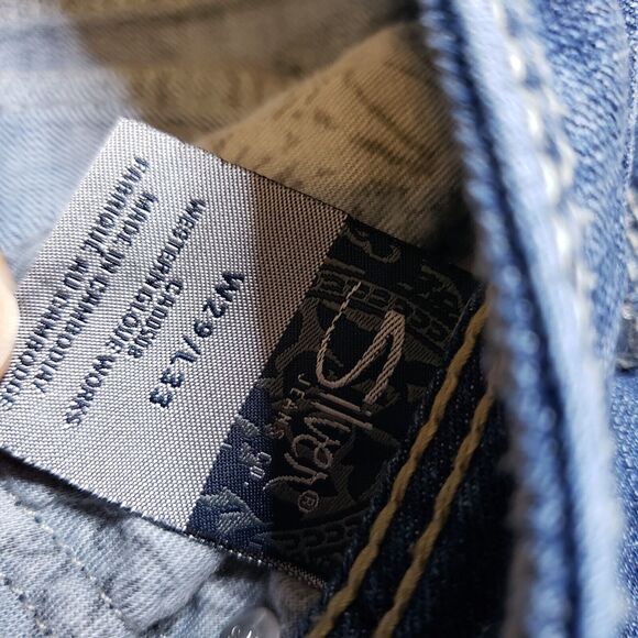 Silver Bootcut Jeans Womens 29x33 Suki 17” Surplus Flap Pockets Thick Stitch - Picture 8 of 10